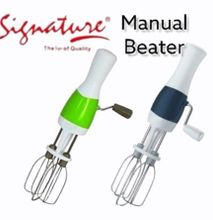 Stainless Steel Manual Hand Mixer Beater With Plastic Handle